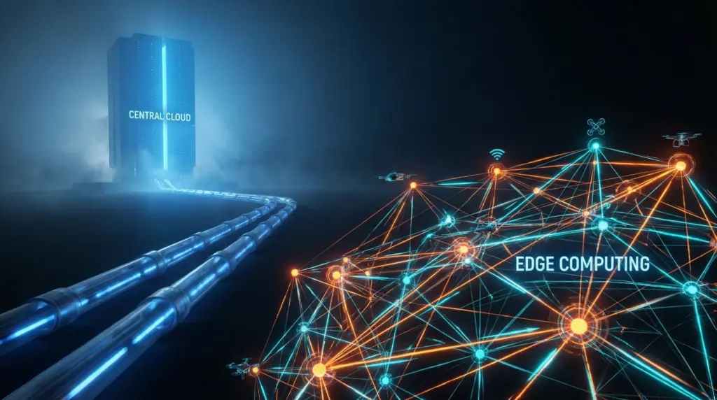 El Auge del Edge Computing: Por Qué Procesar Datos en el Borde Está Superando a la Nube (Ventajas y Retos)