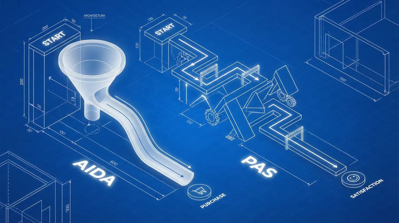 Copywriting Web: AIDA y PAS