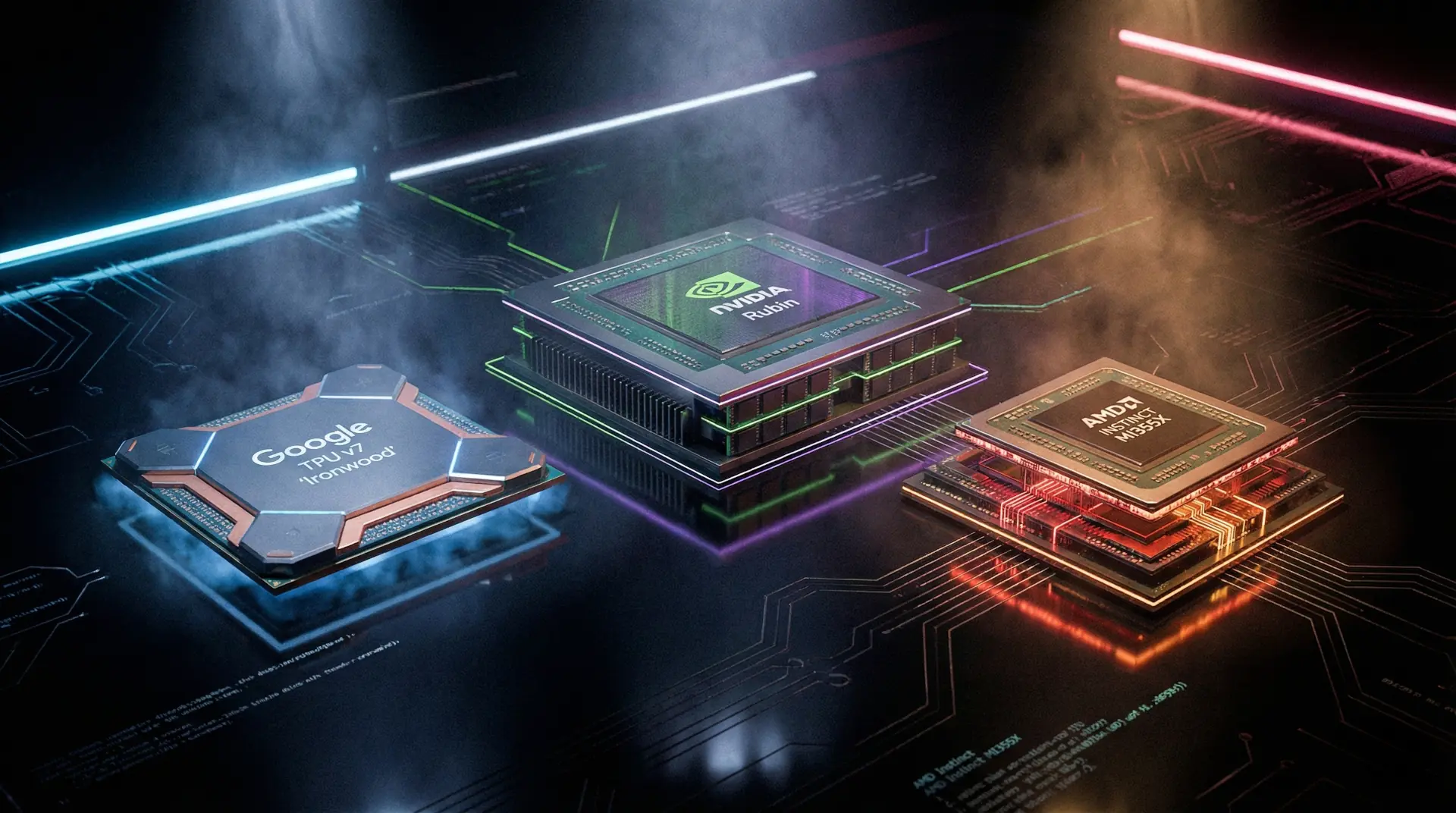 Hardware IA: Nvidia vs Google vs AMD