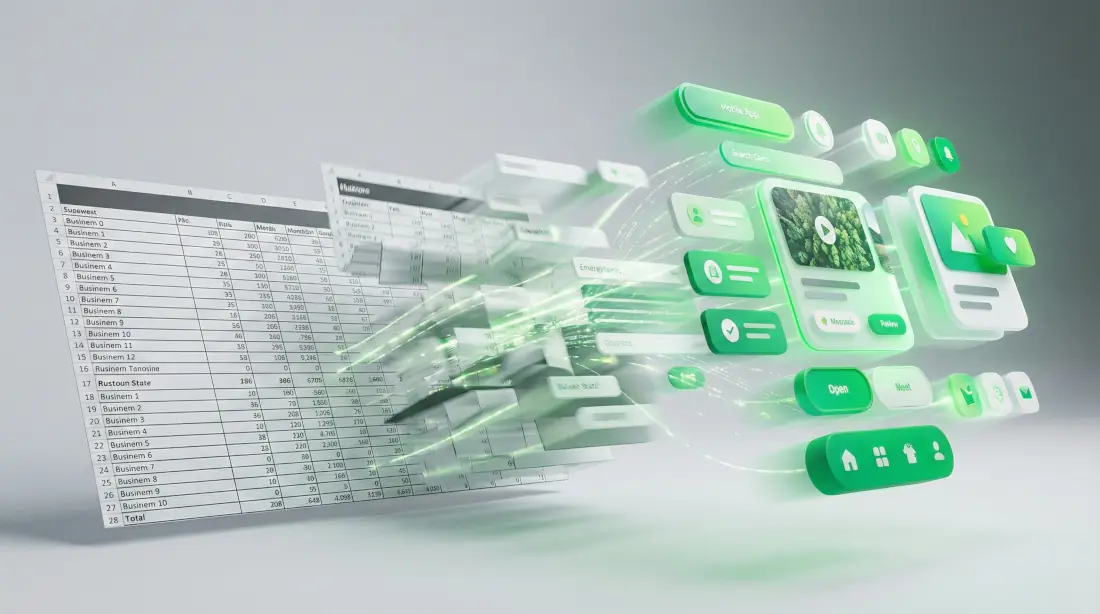 La revolución No-Code: De hoja de cálculo a app