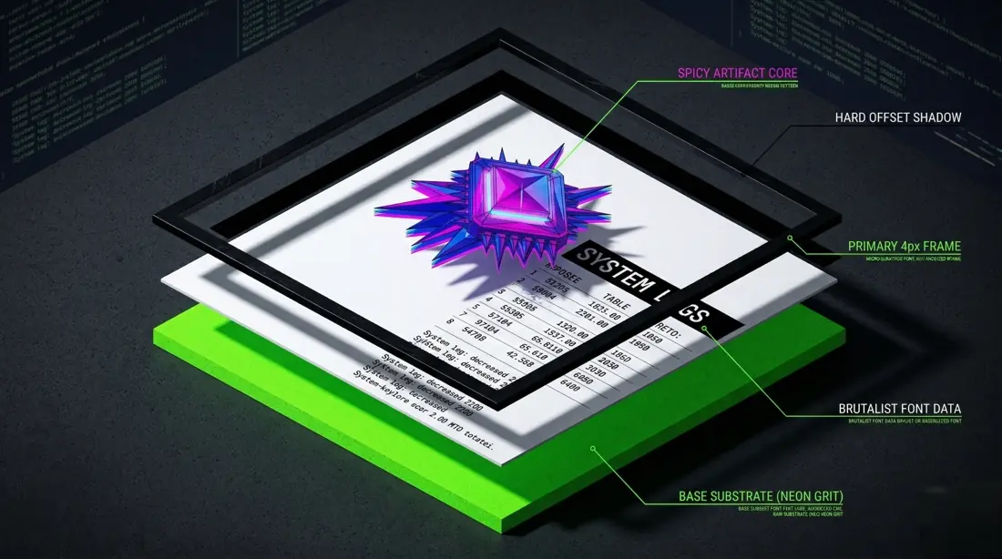 La Anatomía Técnica del Neobrutalismo