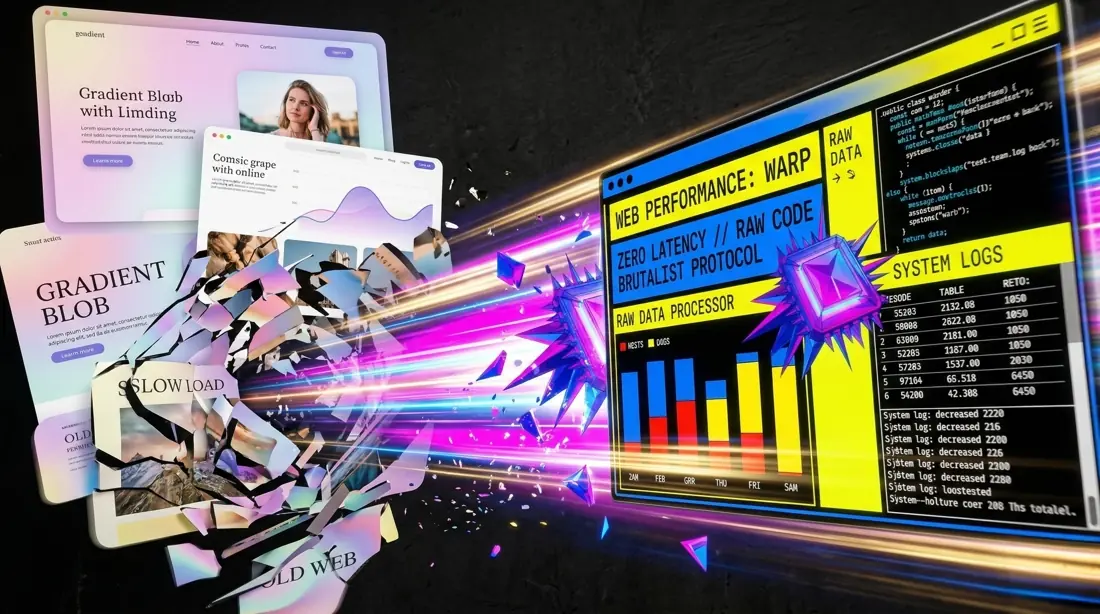 Neobrutalismo, Velocidad y Core Web Vitals